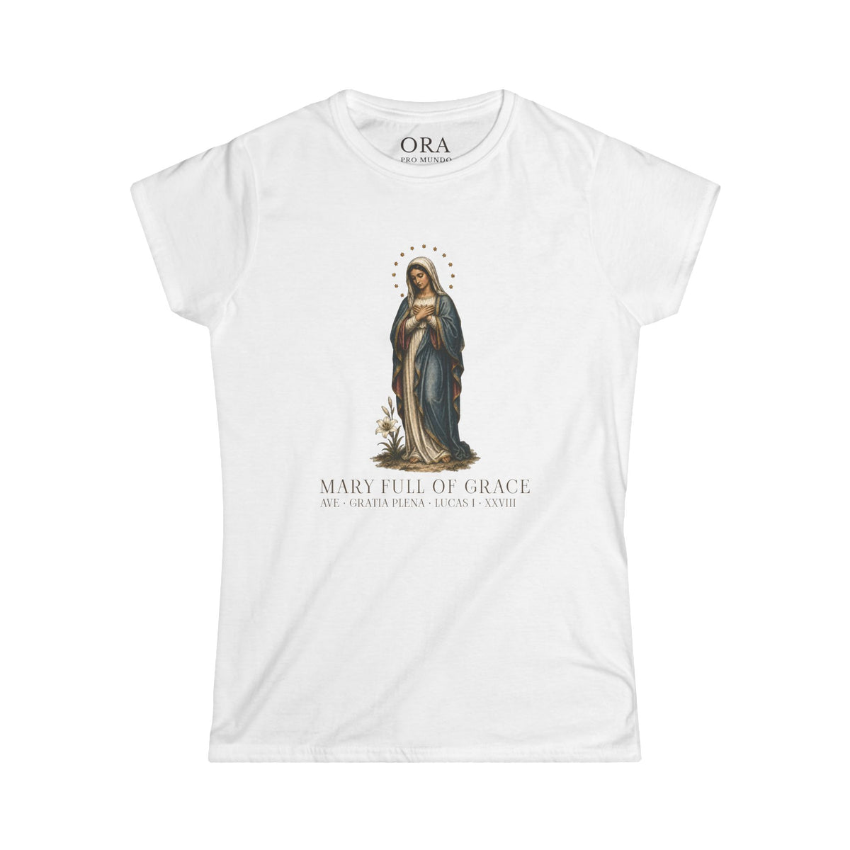 Mary, Full of Grace Sacred Art Tee