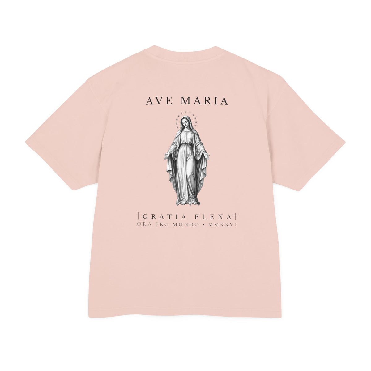 Ave Maria — Virgin Mary Heavyweight Tee