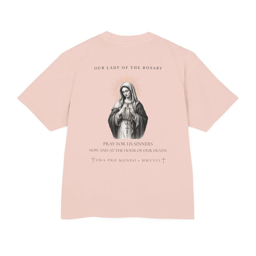 Our Lady of the Rosary — Regina Rosarii Heavyweight Tee