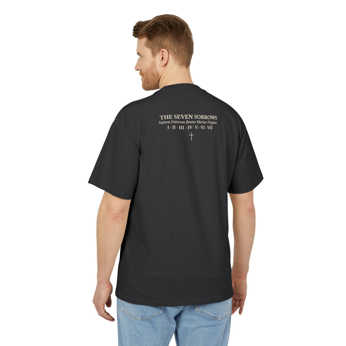 Our Lady of Sorrows Tee | BE A SAINT Heavyweight tee