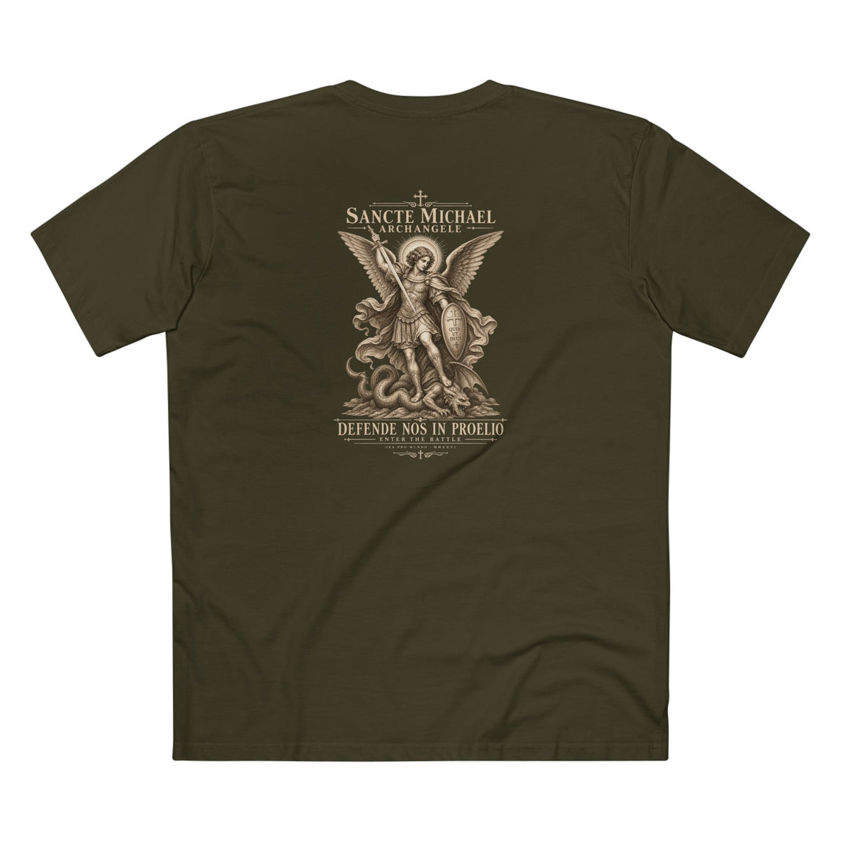 St. Michael the Archangel — Defende Nos in Proelio Tee