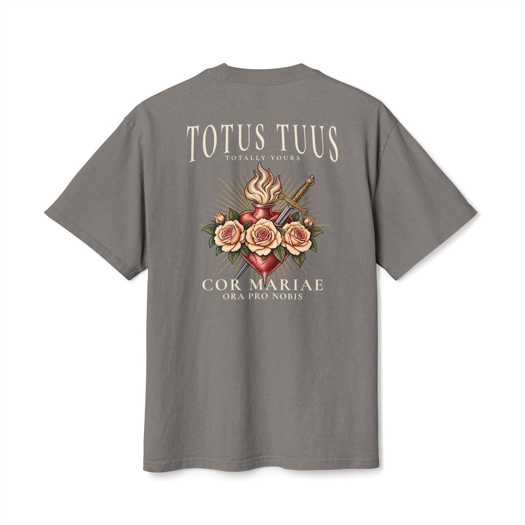 TOTUS TUUS — Immaculate Heart Unisex Heavyweight Tee