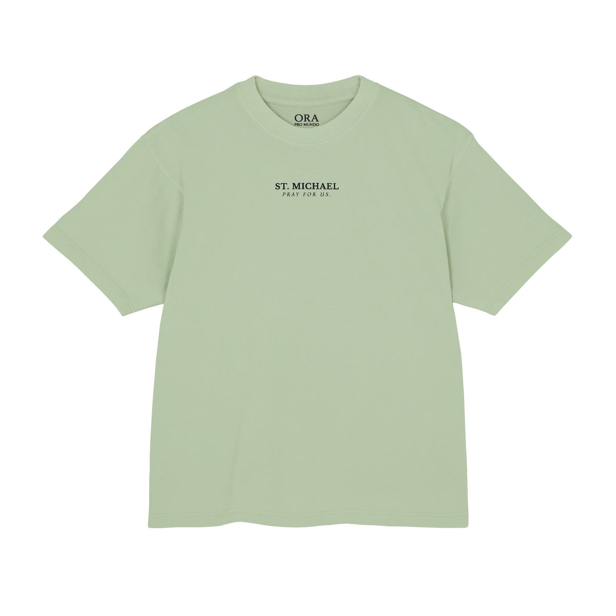 St. Michael — Defend Us in Battle Heavyweight Tee