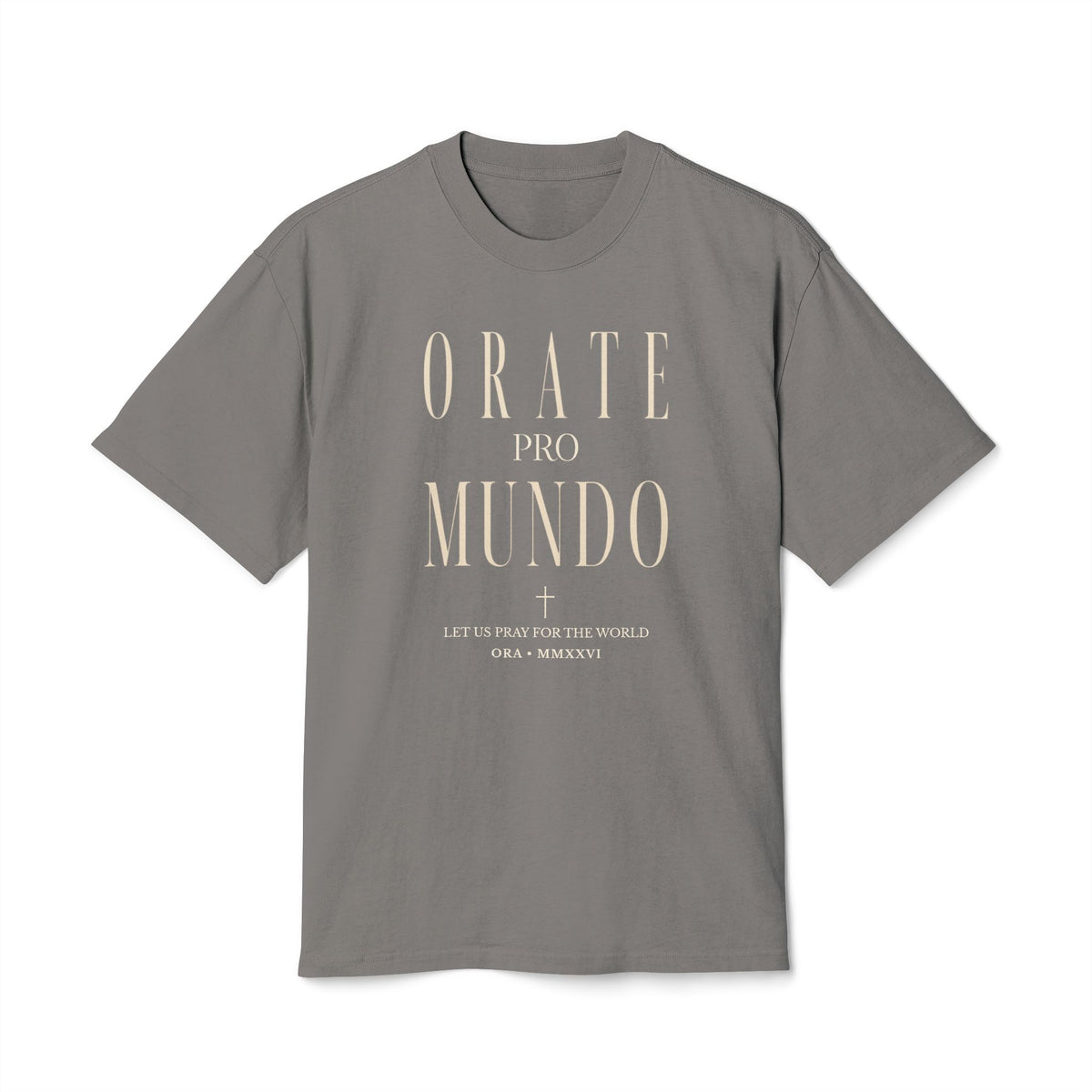 ORATE PRO MUNDO — Pray for the World Heavyweight Tee