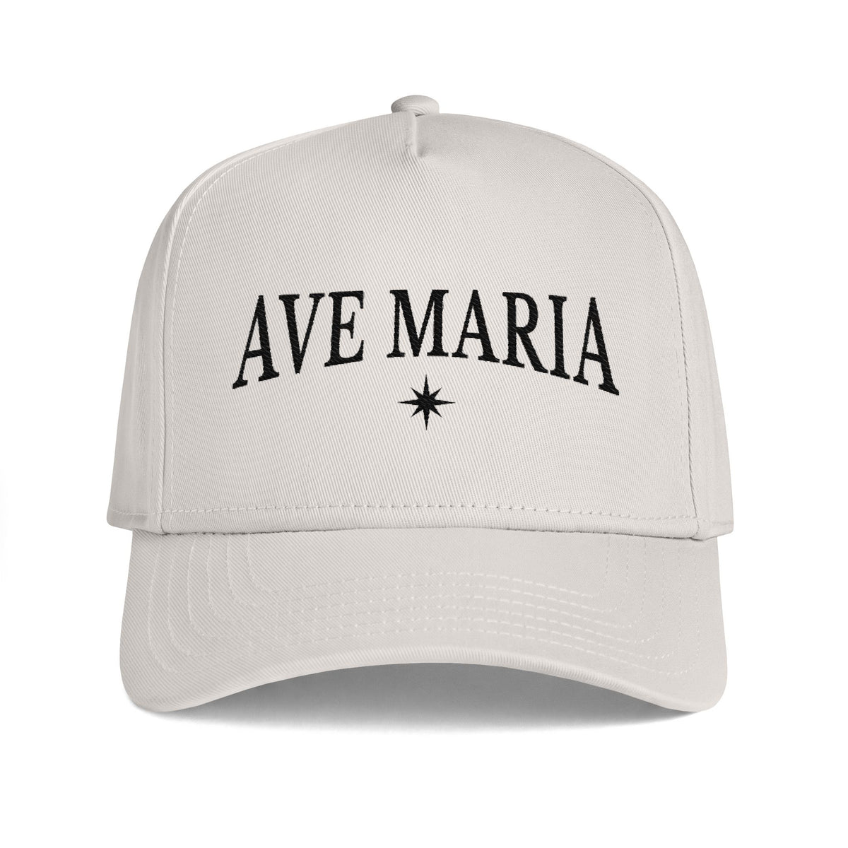 AVE MARIA Marian Star Embroidered Cap