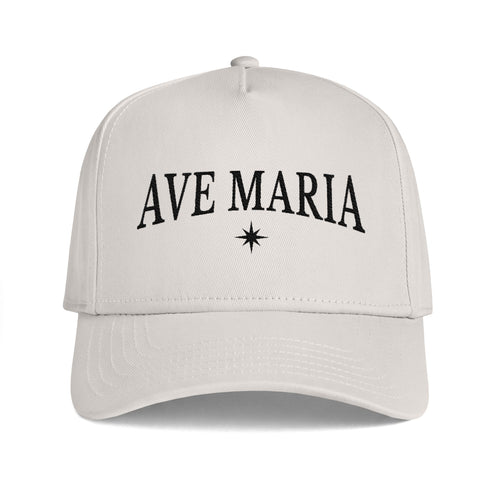 AVE MARIA Marian Star Embroidered Cap