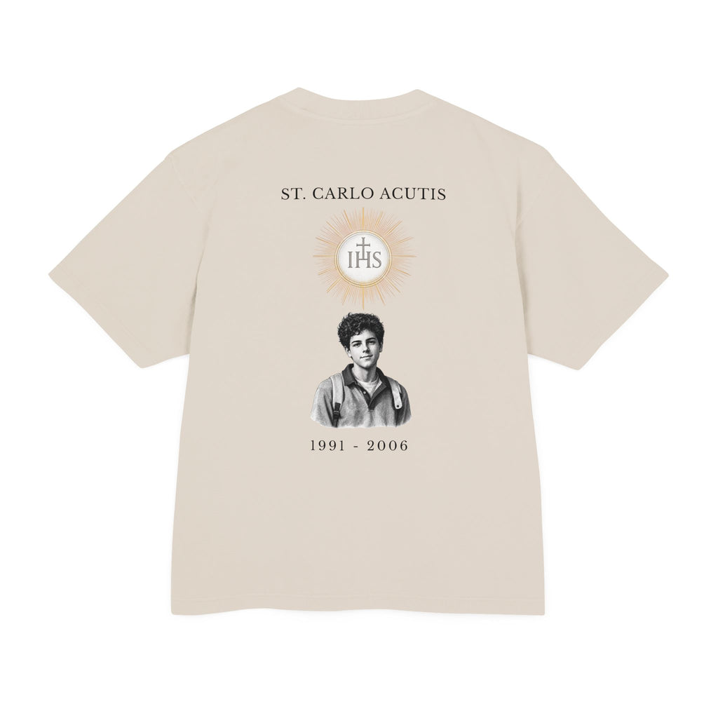 St. Carlo Acutis Eucharist Tee — My Highway to Heaven