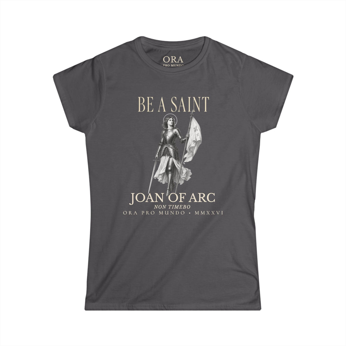 Be a Saint: St. Joan of Arc Women’s Silhouette Tee