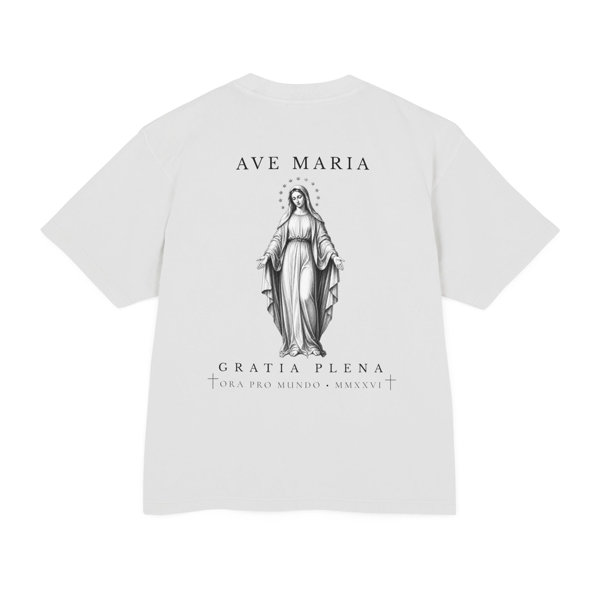Ave Maria — Virgin Mary Heavyweight Tee