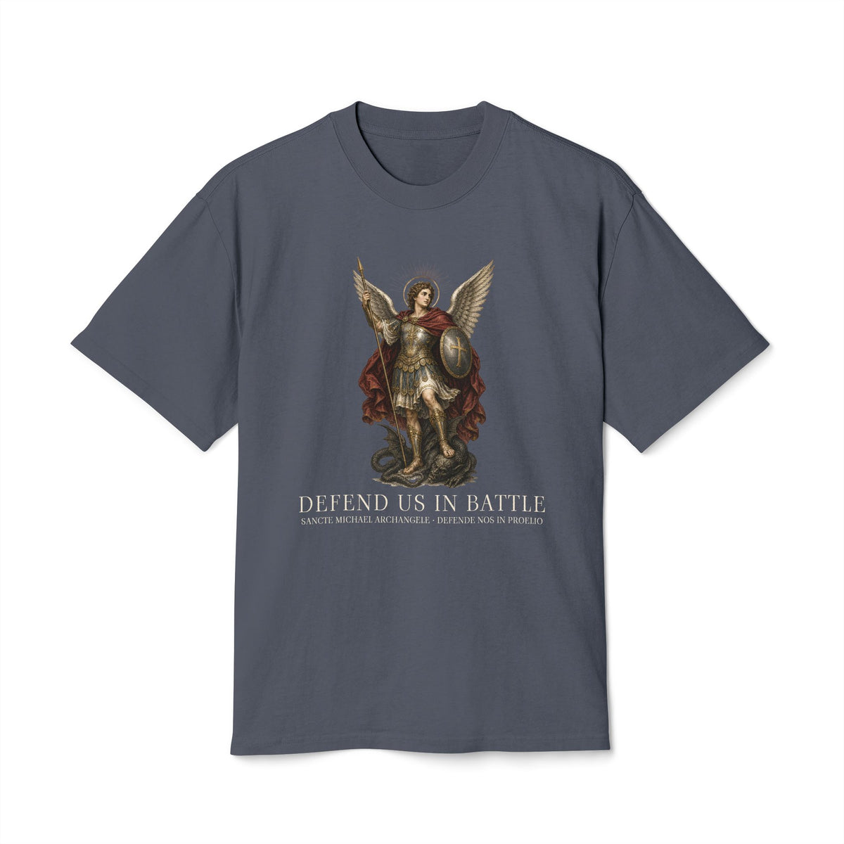 Defend Us in Battle St. Michael Sacred Art Tee