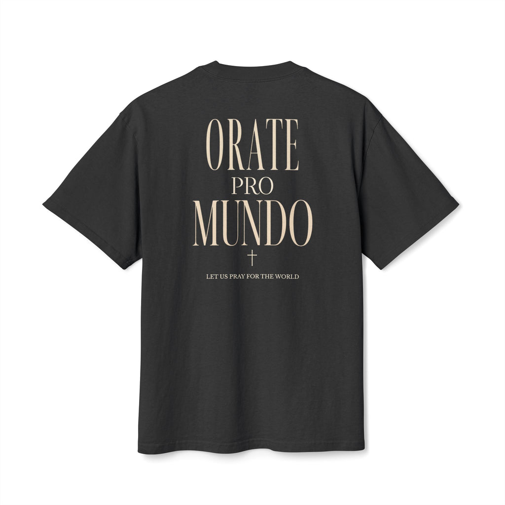 ORATE PRO MUNDO — Pray for the World Heavyweight Tee