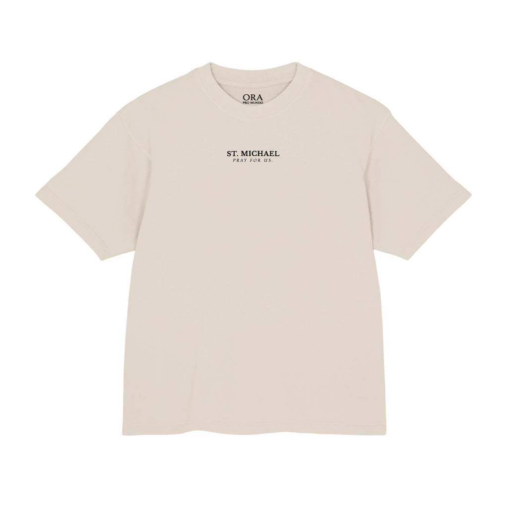 St. Michael — Defend Us in Battle Heavyweight Tee