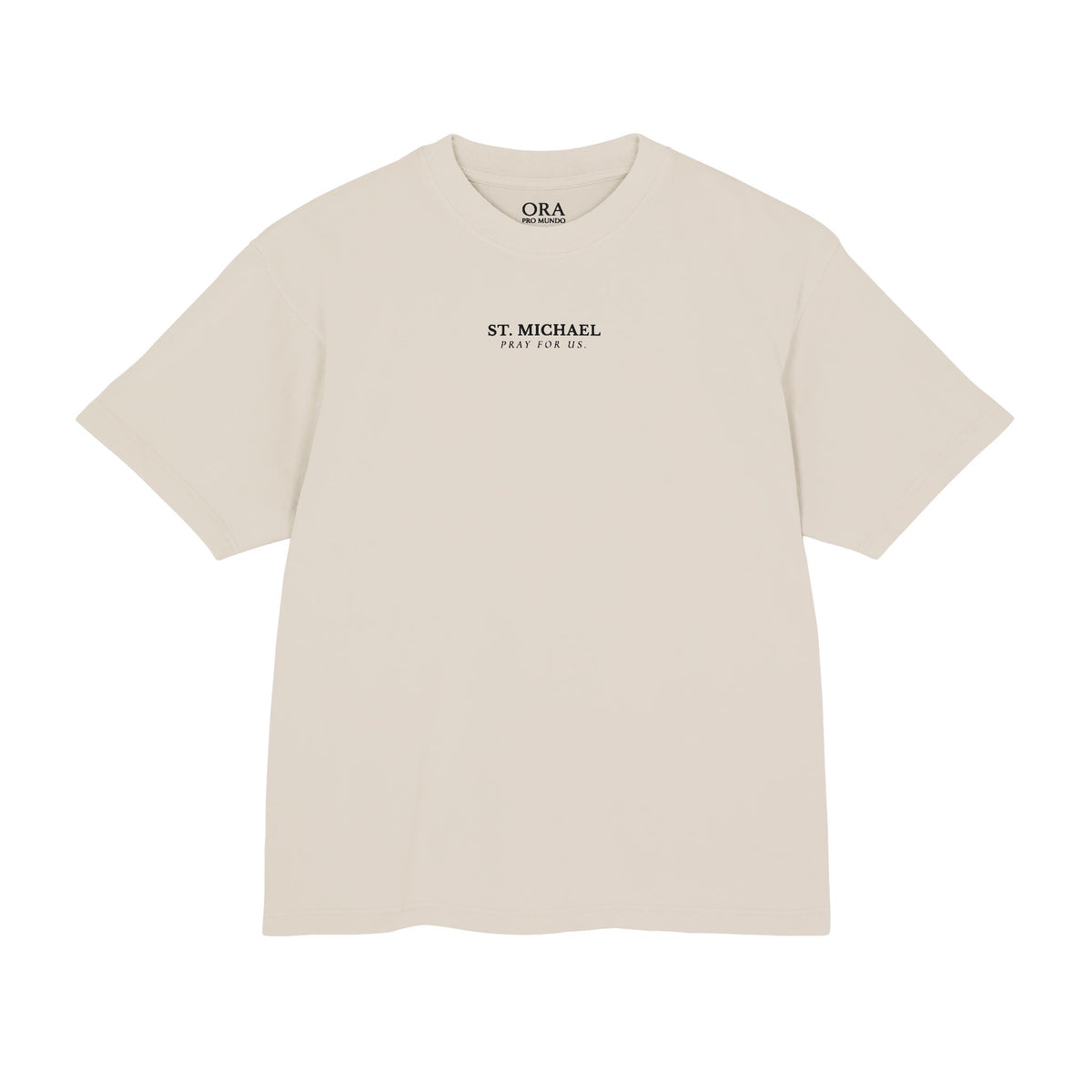 St. Michael — Defend Us in Battle Heavyweight Tee