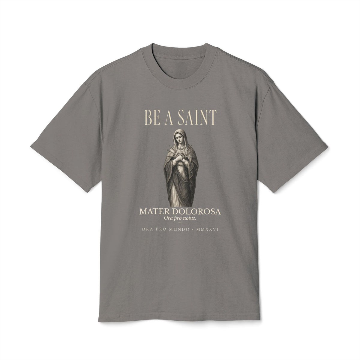 Our Lady of Sorrows Tee | BE A SAINT Heavyweight tee