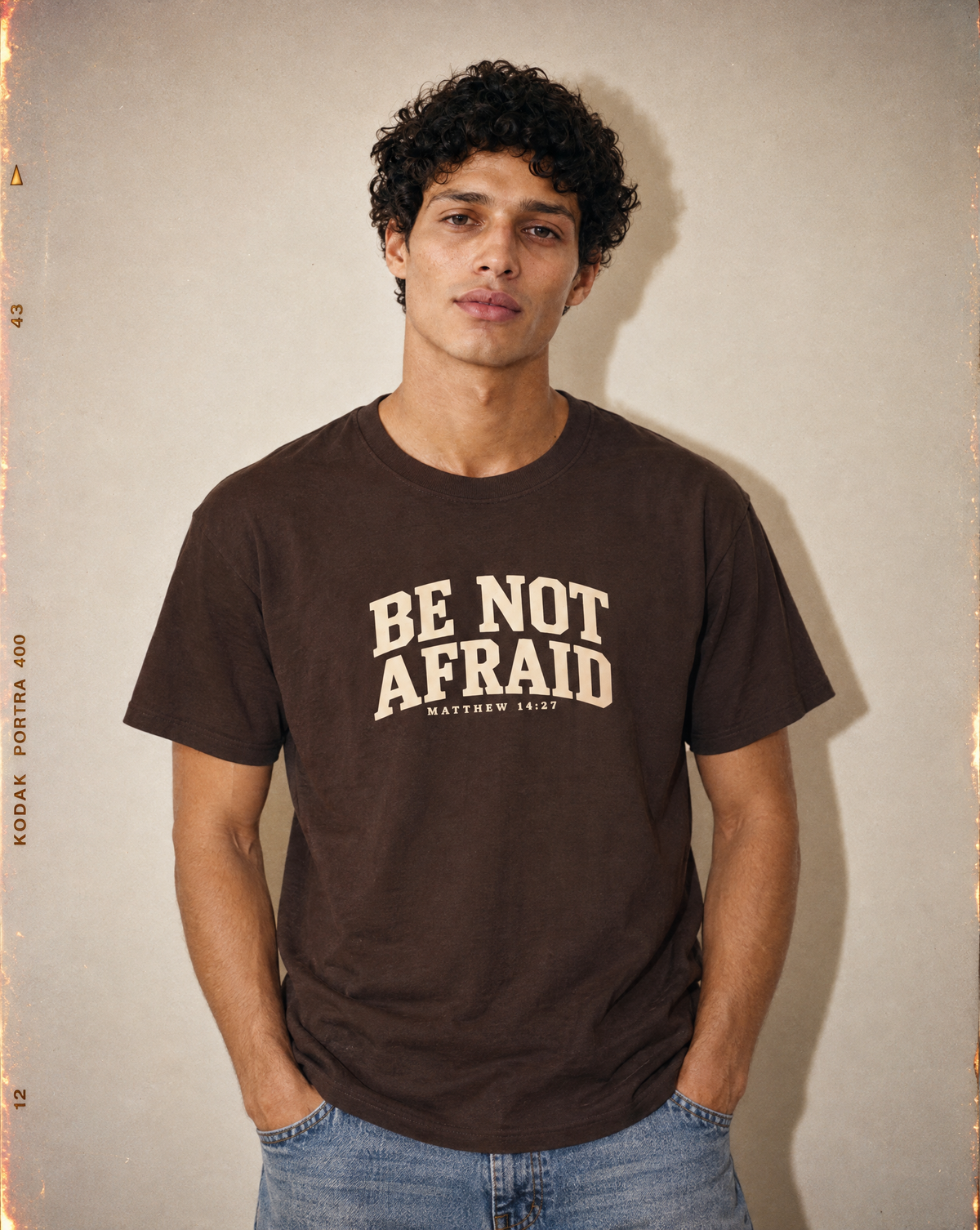 Be Not Afraid T-Shirt | Inspirational Scripture Tee - Classic colors