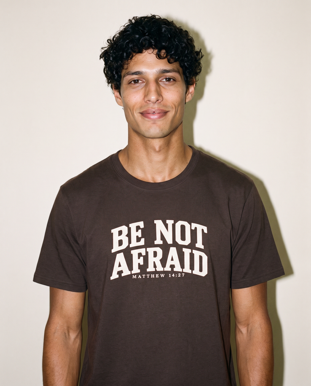 Be Not Afraid T-Shirt | Inspirational Scripture Tee - Classic colors