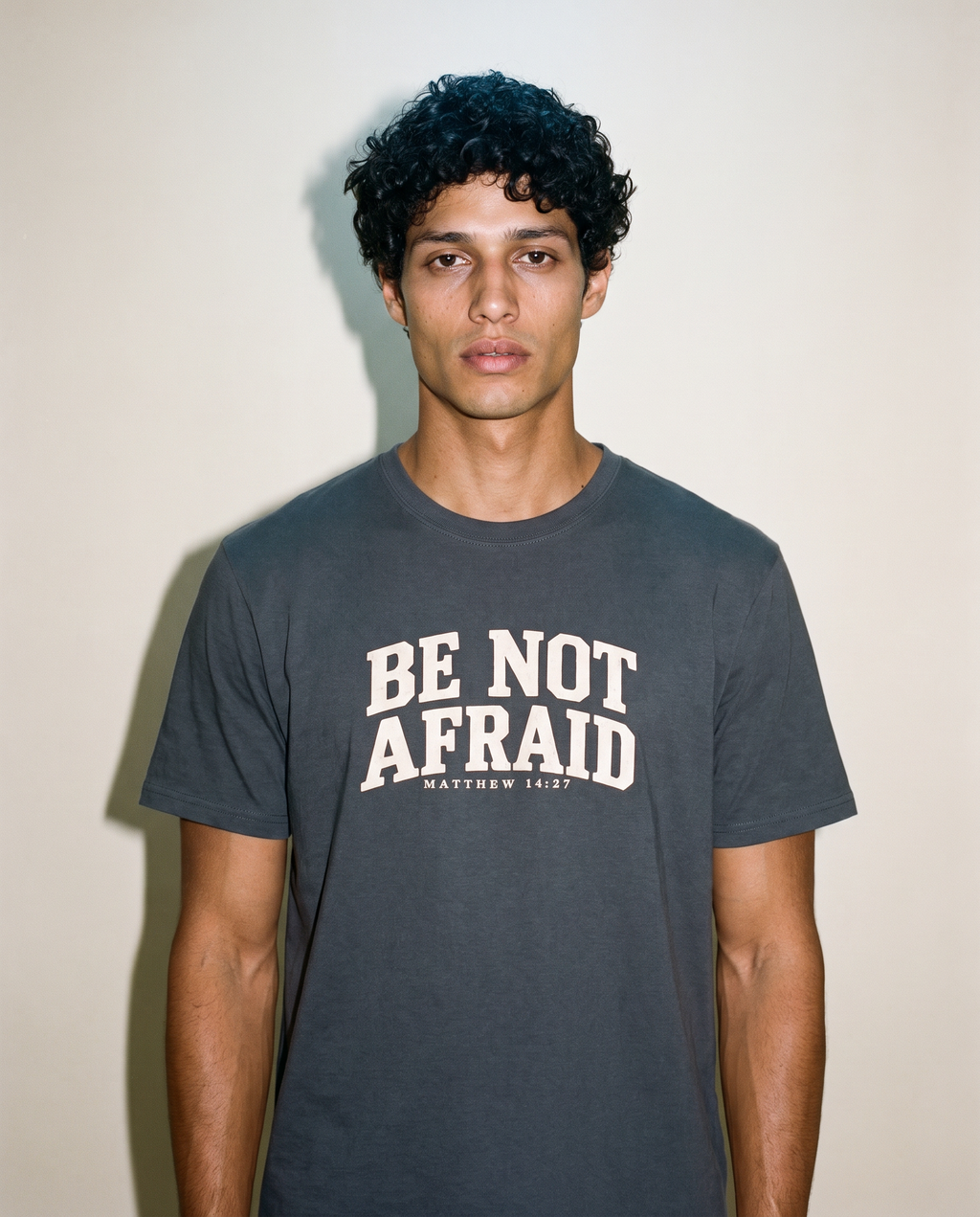 Be Not Afraid T-Shirt | Inspirational Scripture Tee - Classic colors
